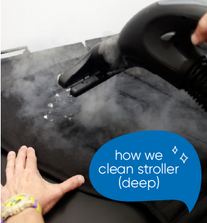 How we clean stroller (deep)